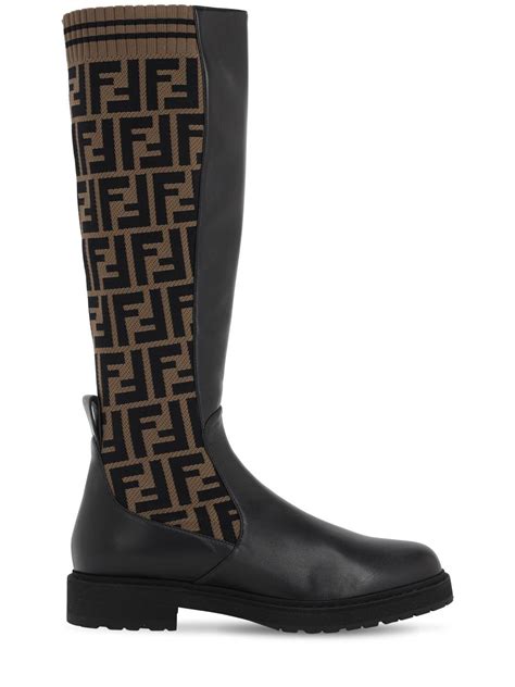 fendi boots luisa via roma|fendi leather boots.